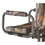 Guide Gear Deluxe Hang-On Tree Stand Chair for Hunting Cushion Seat Hunt Gear Equipment Accessories, Camo