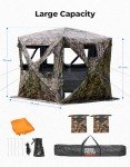 KEMIMOTO 270° Turkey Ground Hunting Blind Tent