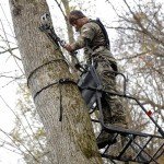 Sebnux Aluminum Treestand Hunting Climbing Sticks Hunting Non-Slip Tree Climbing Step with Fold Up Steps (4)