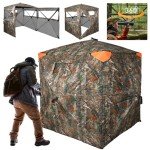 360° Camouflage Hunting Blind for 2-3 People