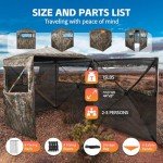 360° Camouflage Hunting Blind for 2-3 People