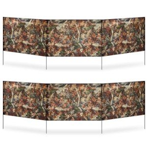 Portable 3-Panel Ground Blinds for Hunting