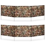 Portable 3-Panel Ground Blinds for Hunting