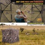 360° Portable Hunting Blind with Silent Door
