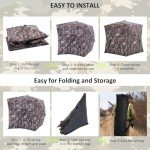 360° Portable Hunting Blind with Silent Door