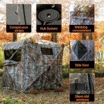 JOMAILIEEL 360-Degree See-Through Hunting Blind