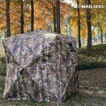 JOMAILIEEL 360-Degree See-Through Hunting Blind