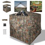 FUNHORUN 360° See-Through Hunting Blind for 2-3 People