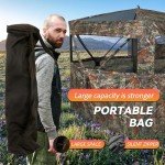 FUNHORUN 360° See-Through Hunting Blind for 2-3 People