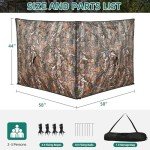 YITAHOME Pop-Up Hunting Blind for 3-4 People