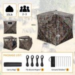 GNYFRAZ 270° Portable Hunting Blind for 2-3 People