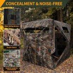 GNYFRAZ 270° Portable Hunting Blind for 2-3 People