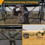 GNYFRAZ 270° Portable Hunting Blind for 2-3 People