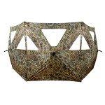 AUSCAMOTEK 3-Panel See-Through Ground Blind