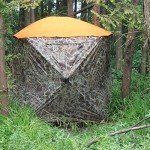 AUSCAMOTEK 3-Panel See-Through Ground Blind