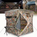 Zoebruzer Portable 270° Camo Hunting Blind for 3