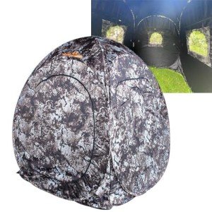 THUNDERBAY Run & Gun 60" x 60" 1-2 Pereson Pop-Up Ground Blind, 4-Panel Spring Steel Hunting Bilnd for Deer, Turkey Duck Hunting, Bow Hunting, Digital Camo