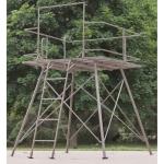 Guide Gear 6' Tripod Hunting Tower Blind, 2-3 Man Stand Elevated, Hunting Gear Equipment Accessories, 6X 6'