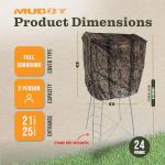 MUDDY 7ft Quad Pod Camouflage Hunting Blind Cover