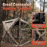 AZON Portable 270° Deer Hunting Blind for 2-3 People