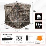 AZON Portable 270° Deer Hunting Blind for 2-3 People