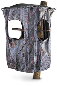 Guide Gear Universal Tree Stand Blind Kit for Hunting, Elevated Deer Blinds, Camo Tent
