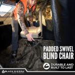 Black Sierra 360° Silent Swivel Hunt Chair