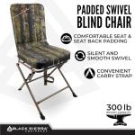 Black Sierra 360° Silent Swivel Hunt Chair
