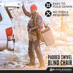 Black Sierra 360° Silent Swivel Hunt Chair