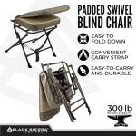 Black Sierra 360° Silent Swivel Hunt Chair