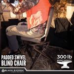 Black Sierra 360° Silent Swivel Hunt Chair
