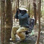 REDCAMP 360° Swivel Camo Hunting Blind Chair