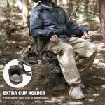 REDCAMP 360° Swivel Camo Hunting Blind Chair