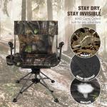 REDCAMP 360° Swivel Camo Hunting Blind Chair
