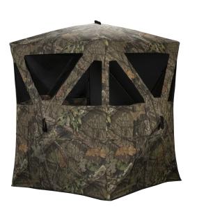 Rhino blinds R100-MOC Tough 2 Person Outside Game Deer and Turkey Hunting Pop-Up Ground Blind, Breakup Country Camouflage