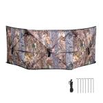 WTVIDAS Pop Up Ground Blind Portable Hunting Blind Three-Panel Hunting Ground Blinds for Deer Turkey Duck Quick Setup Hunting Accessory