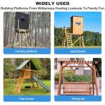 Deer Stand Elevator Brackets for Hunting Blinds