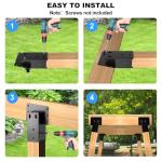 Deer Stand Elevator Brackets for Hunting Blinds