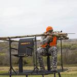 Muddy 12' Quad Pod with Shooting Rail and Seats