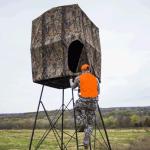 Muddy 12' Quad Pod with Shooting Rail and Seats