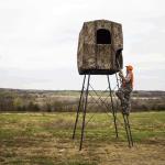 Muddy 12' Quad Pod with Shooting Rail and Seats