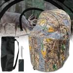 Bayattoo Portable Camouflage Hunting Blind and Chair