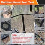Bayattoo Portable Camouflage Hunting Blind and Chair
