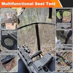 Bayattoo Portable Camouflage Hunting Blind and Chair
