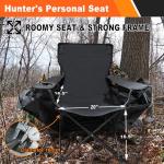 Bayattoo Portable Camouflage Hunting Blind and Chair