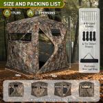 Pop-Up Camouflage Hunting Blind for 2-3 People