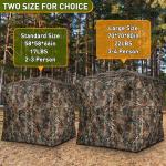 Pop-Up Camouflage Hunting Blind for 2-3 People