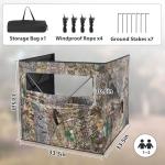 Phoncoo 3-Panel See-Through Hunting Blind