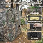 Phoncoo 3-Panel See-Through Hunting Blind