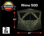 Rhino R500-RTE Realtree Edge Hunting Blind for 3-4
